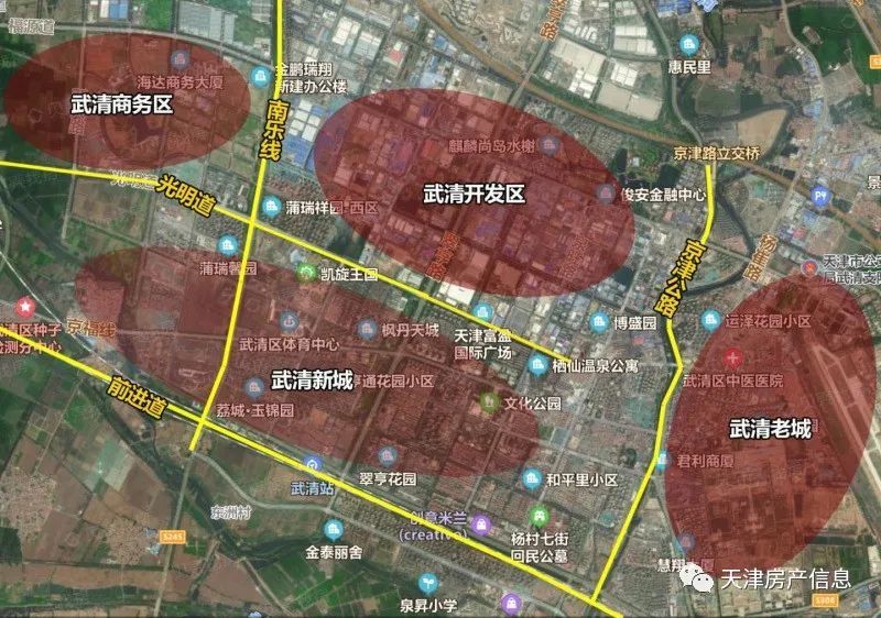 最新武清區域圖揭秘,一圖掌握區域發展脈絡!