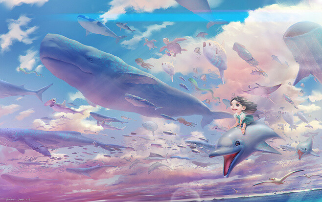 鯨動漫，奇幻海洋世界探索之旅